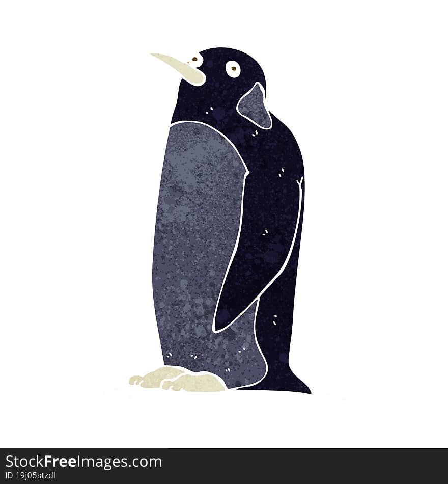 cartoon penguin