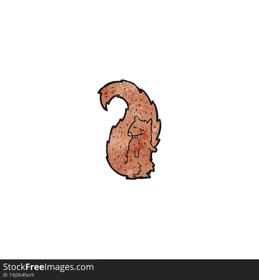 cartoon red squirrel