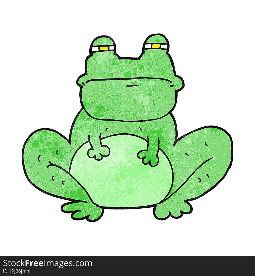 Textured Cartoon Frog