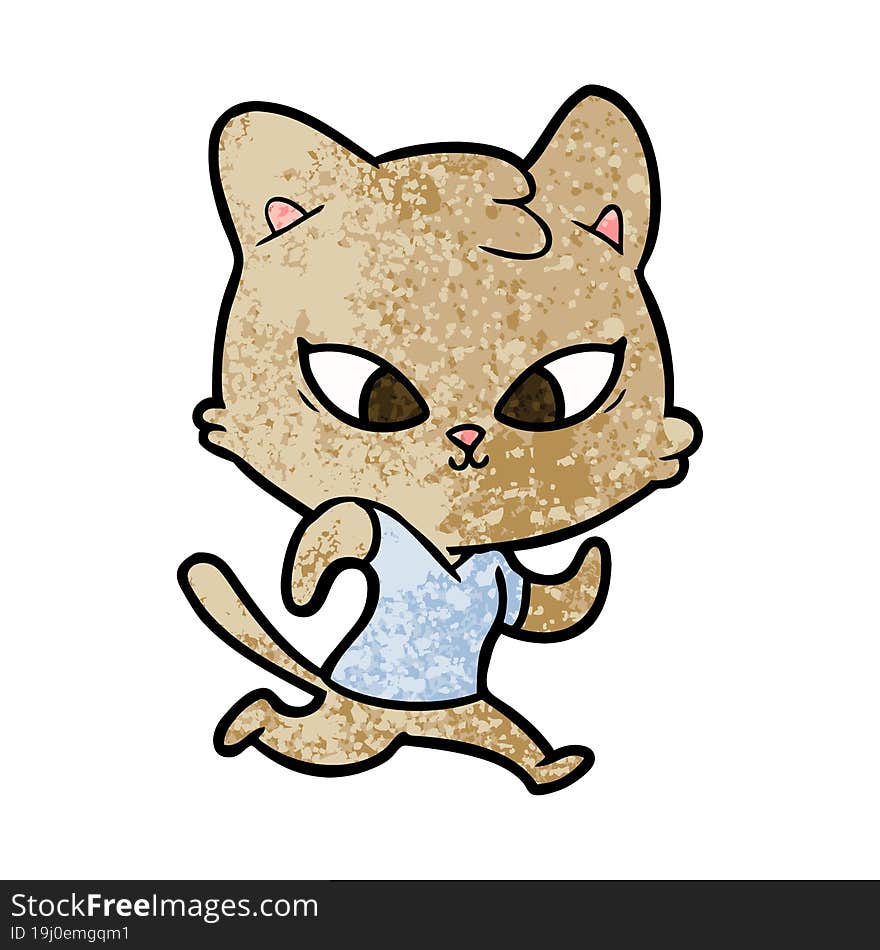 cute cartoon cat. cute cartoon cat