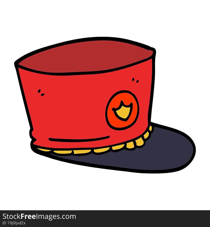 Cartoon Doodle Official Hat