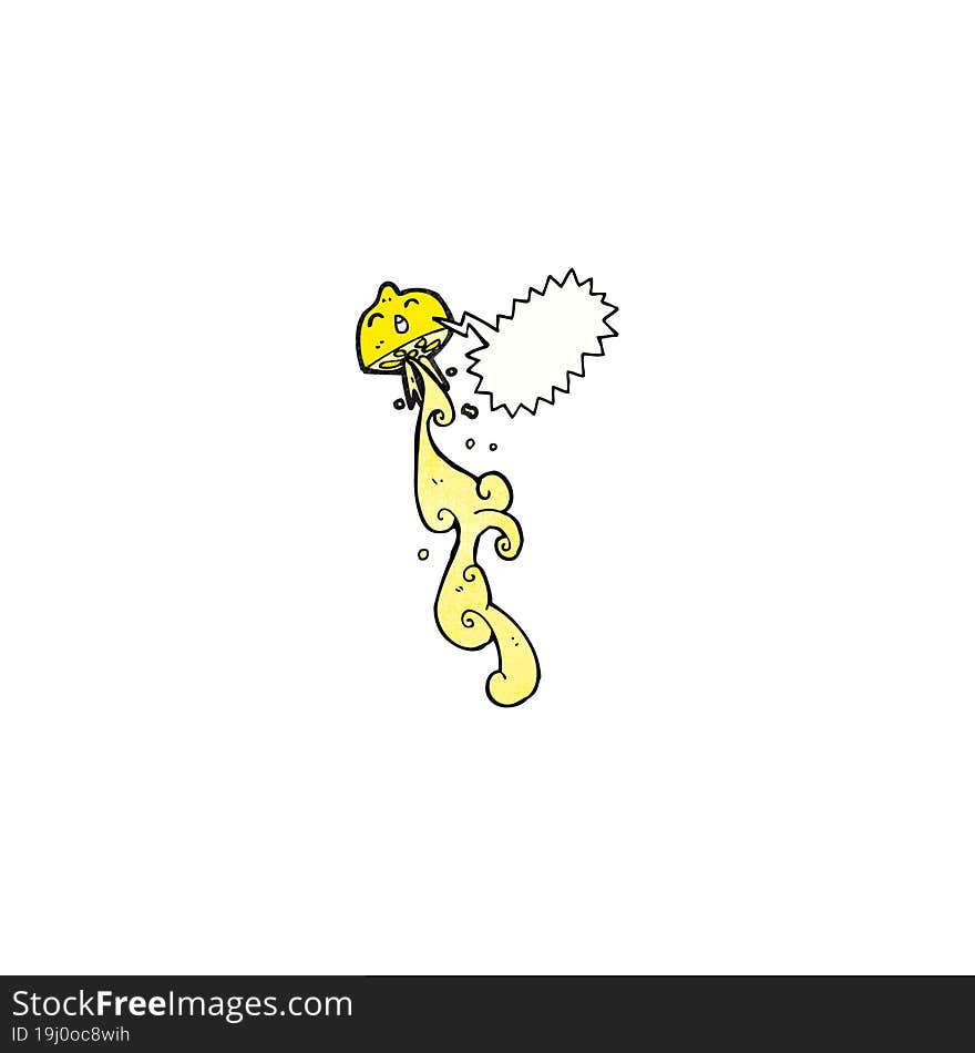 Squirting Lemon Cartoon