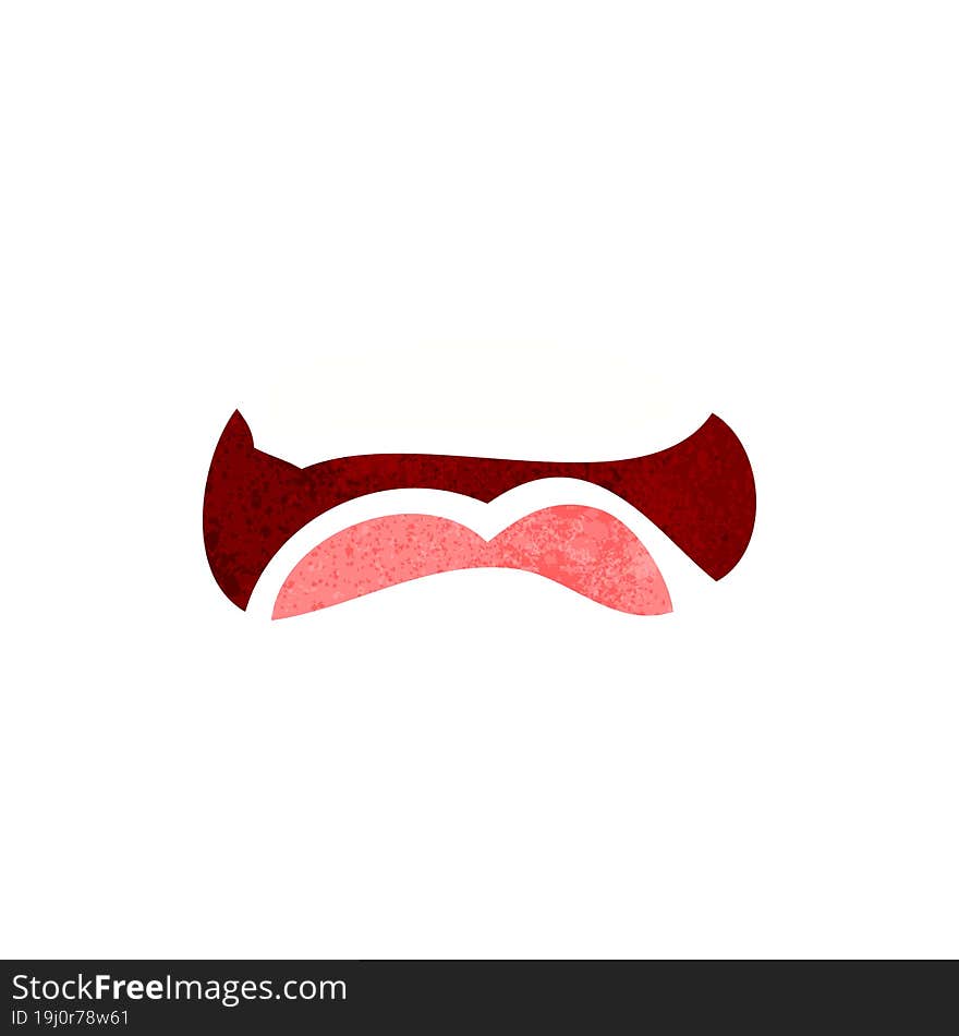 cartoon mouth