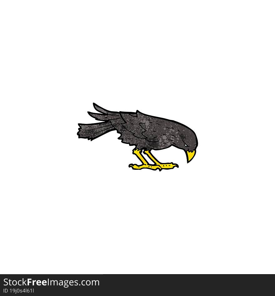 cartoon crow