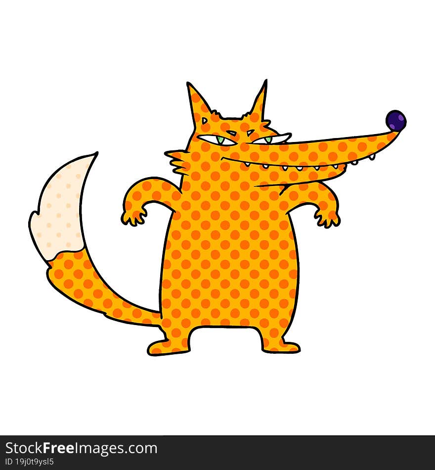 fat fox cartoon character. fat fox cartoon character