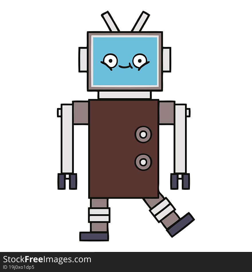 Cute Cartoon Robot