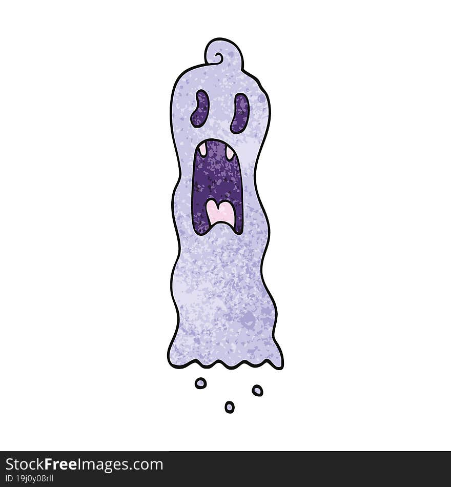 cartoon doodle spooky ghost