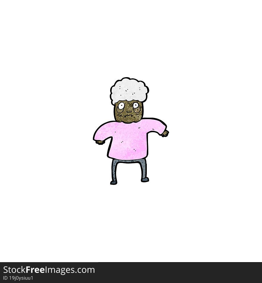 Cartoon Old Woman