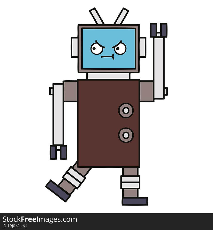 Cute Cartoon Robot