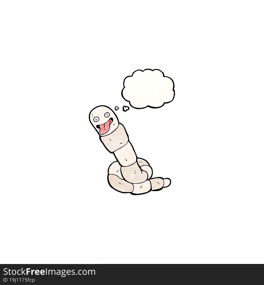 cartoon worm