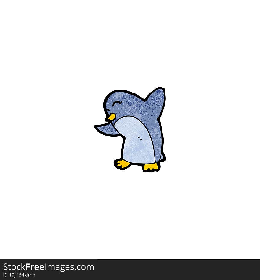 cartoon penguin