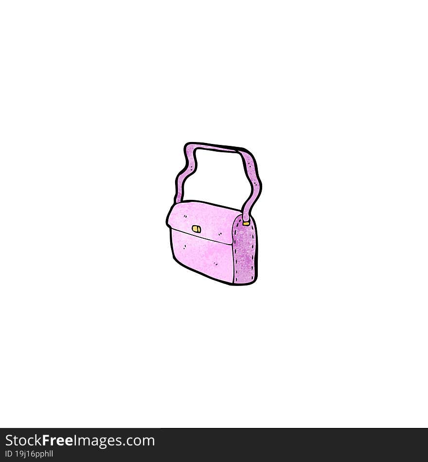 cartoon pink bag