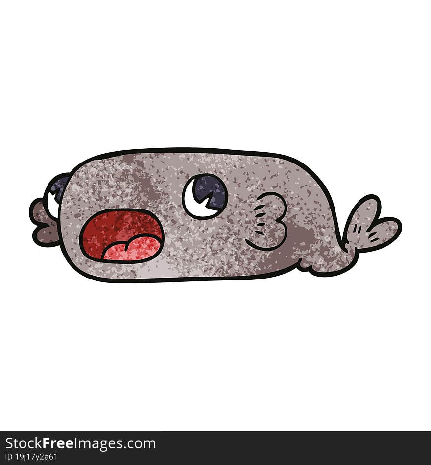 cartoon doodle of a fish