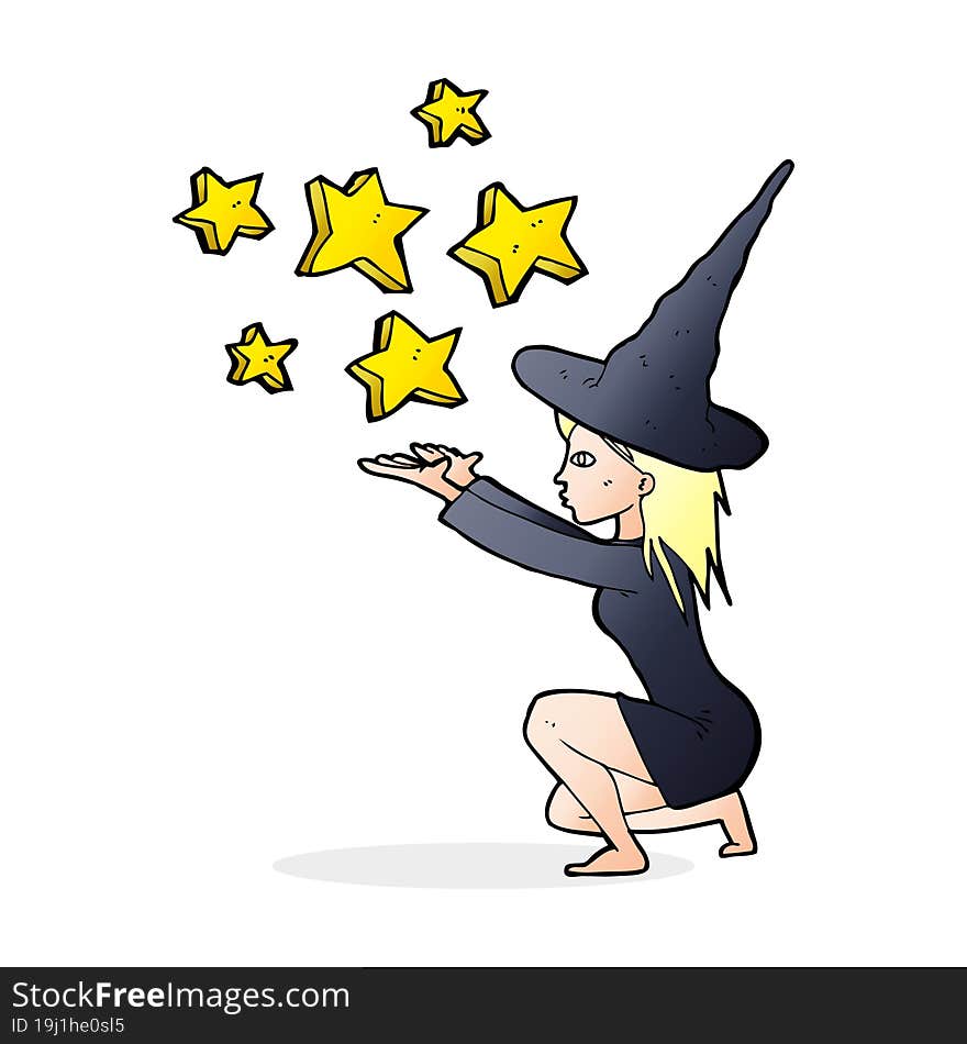 Cartoon Halloween Witch