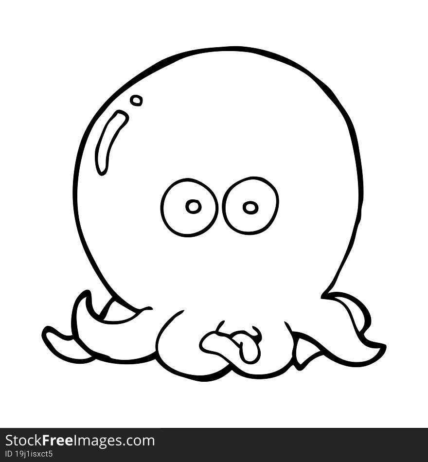 cartoon octopus