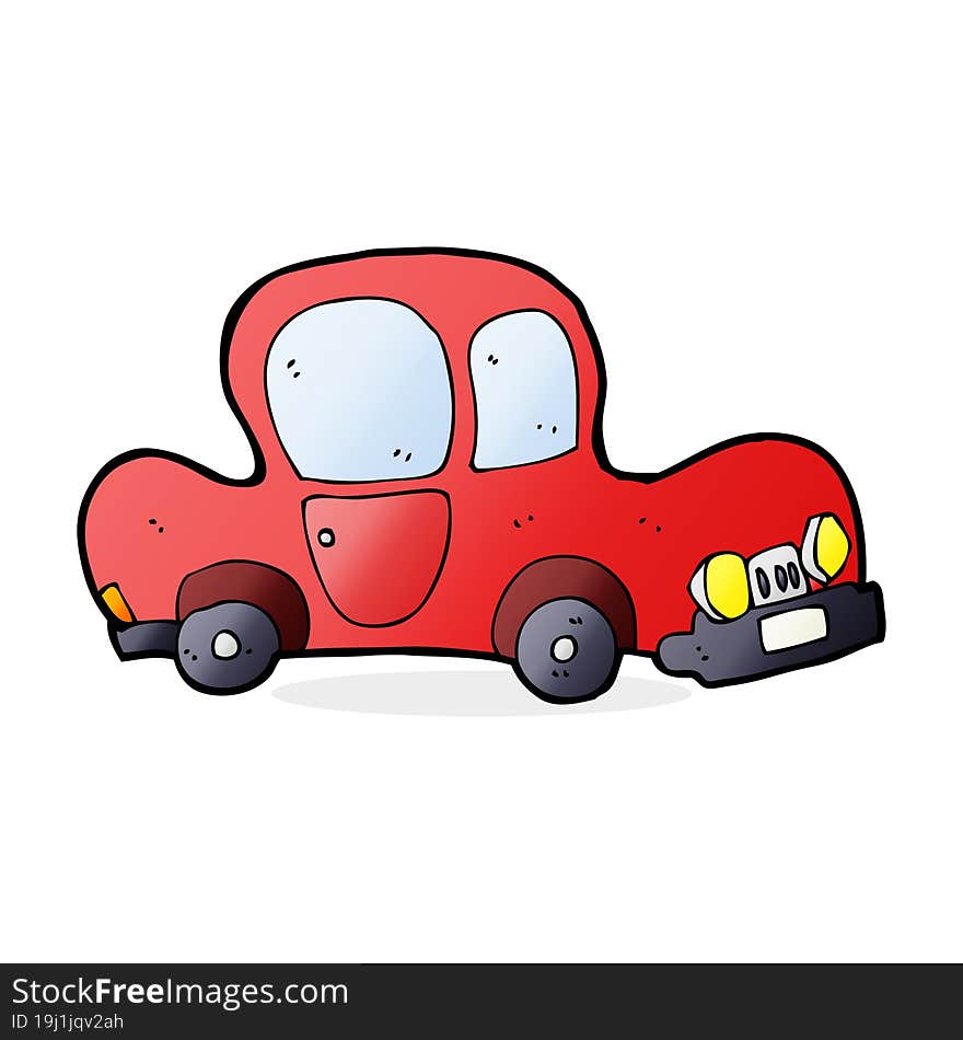 cartoon car