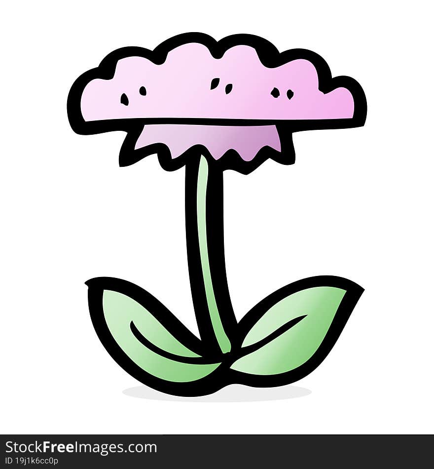 Cartoon Flower Symbol