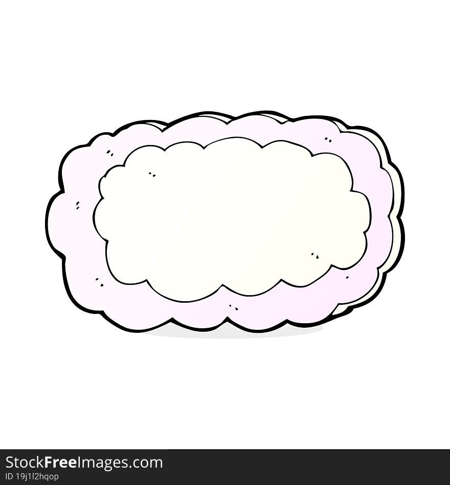 cartoon cloud symbol