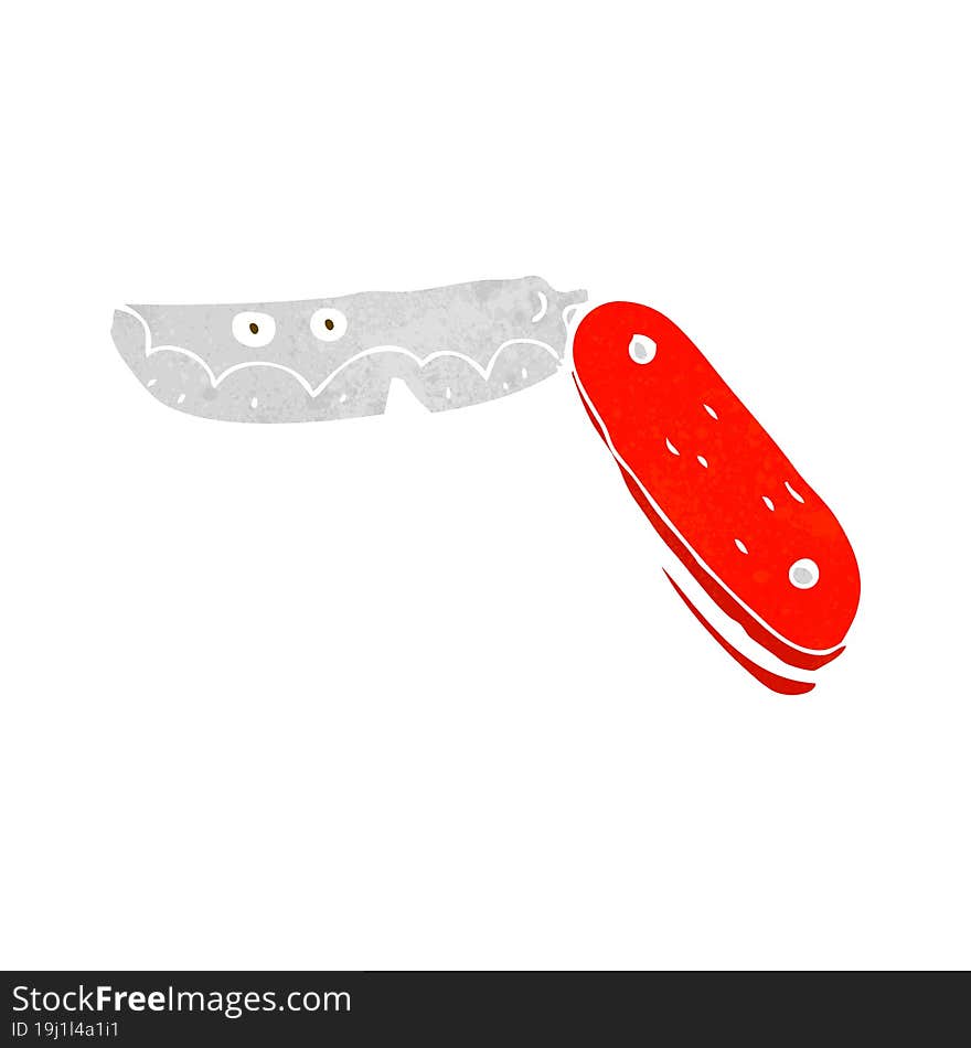 cartoon folding knife