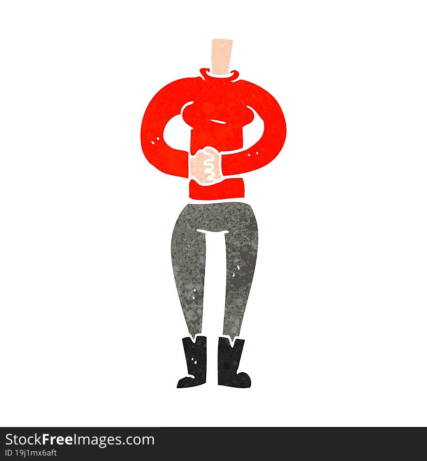 Cartoon Female Body (add Photos Or Mix And Match Cartoons