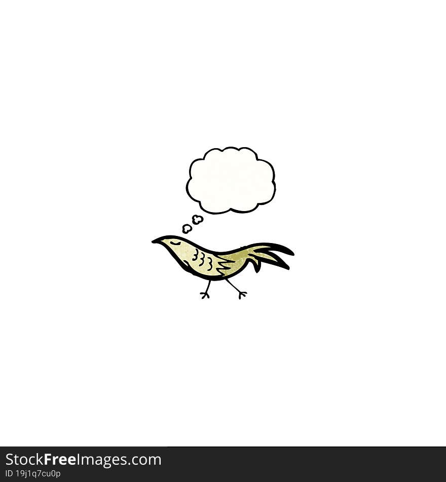 cartoon bird