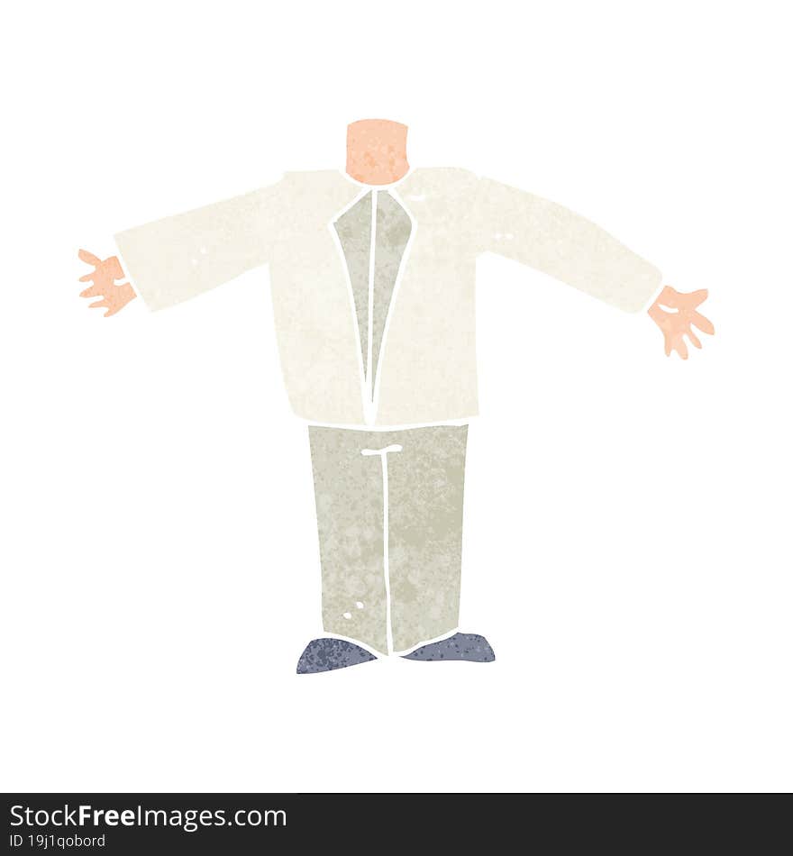 Cartoon Body In Suit (mix And Match Cartoons Or Add Own Photos