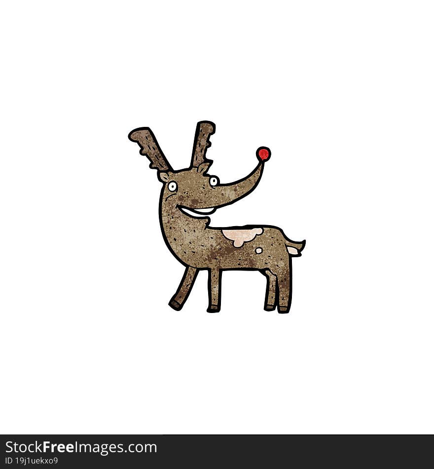 cartoon reindeer