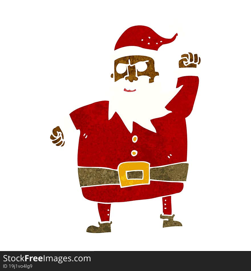 cartoon santa claus