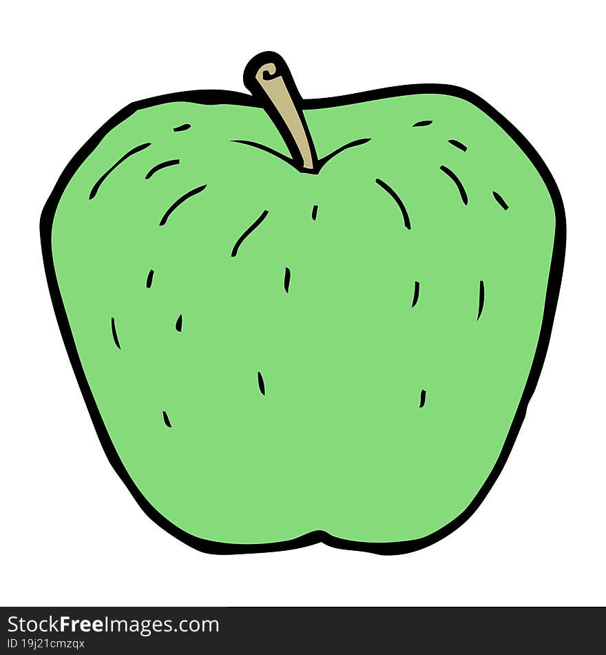 cartoon apple