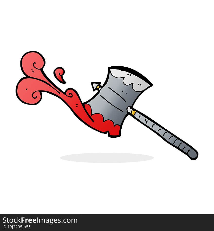 Cartoon Double Sided Axe