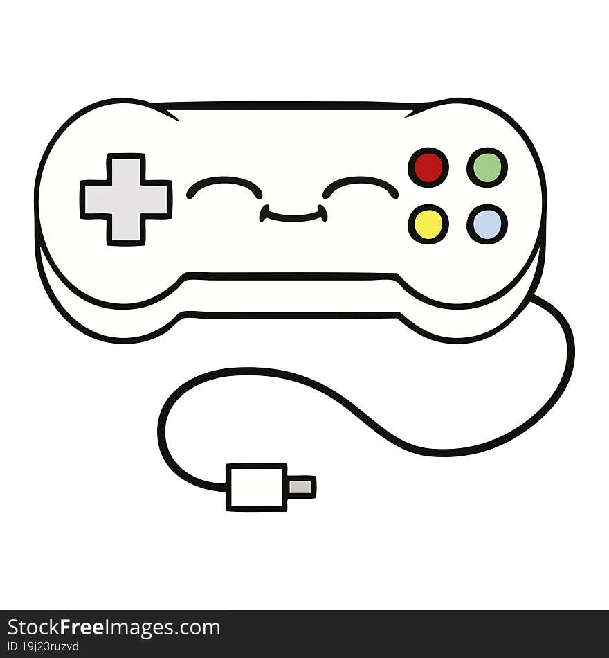 cute cartoon game controller