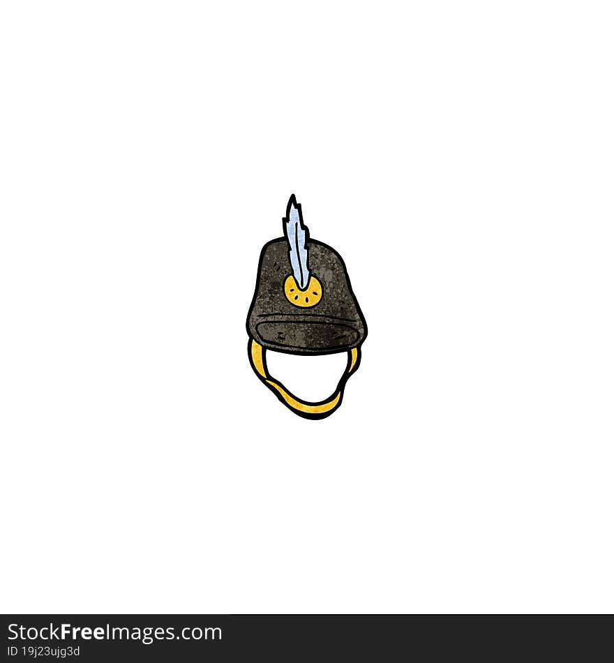 Old Military Hat Cartoon