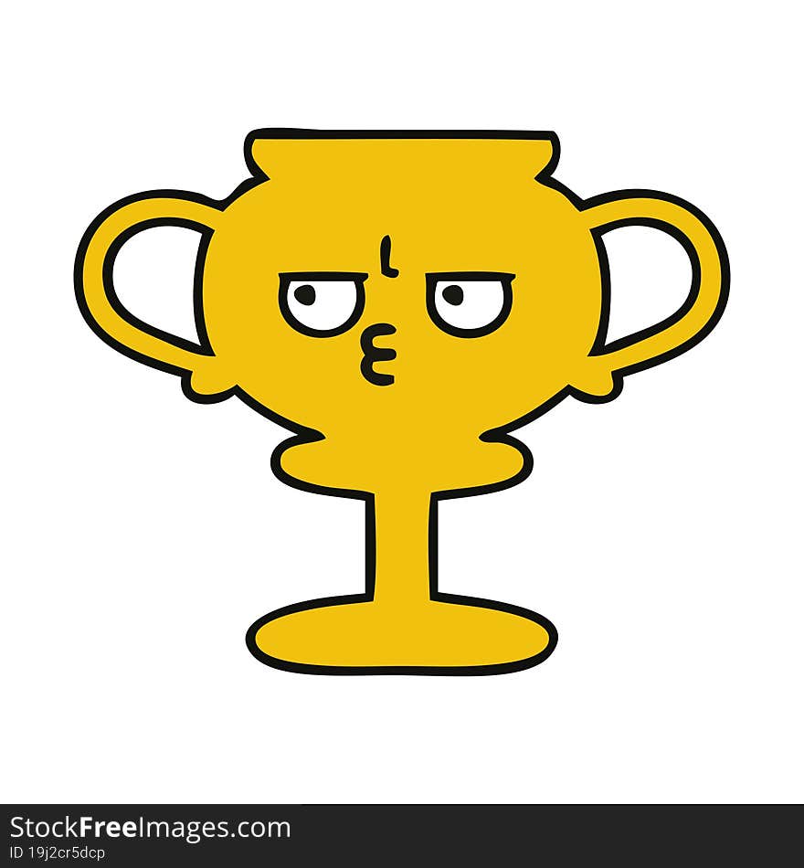 cute cartoon trophy