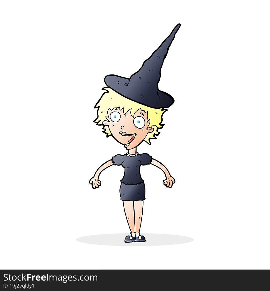 Cartoon Halloween Witch