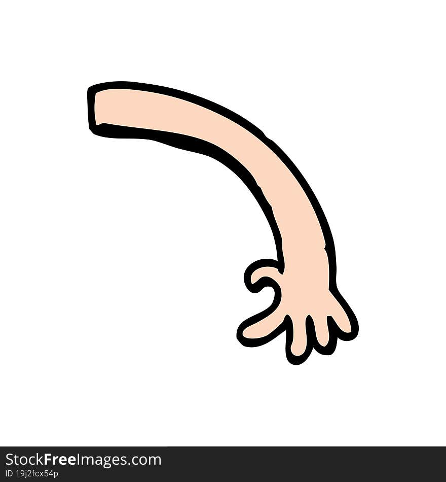 cartoon arm