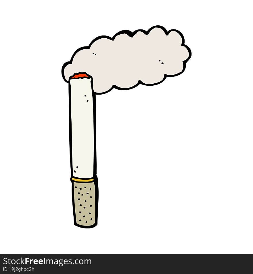 cartoon cigarette