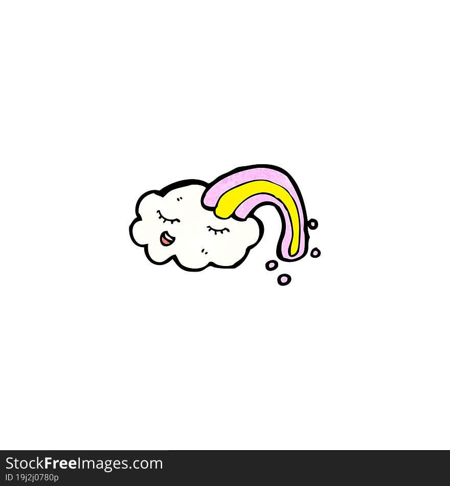 Cloud Cartoon Character