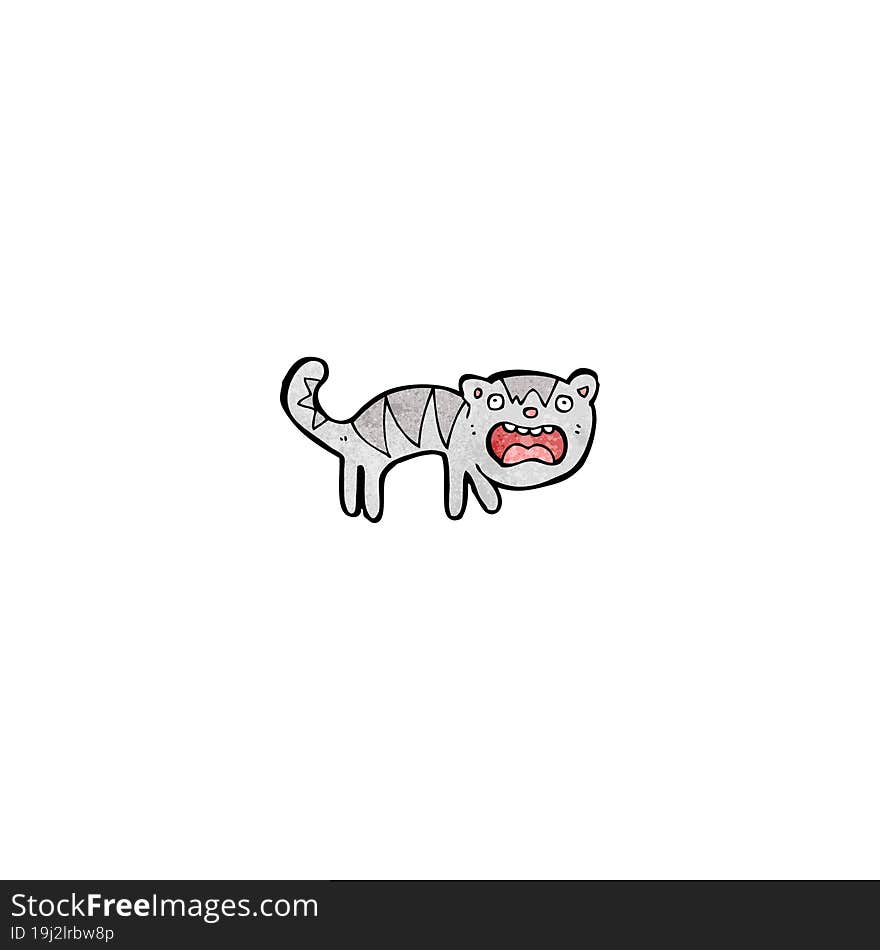 funny cartoon cat