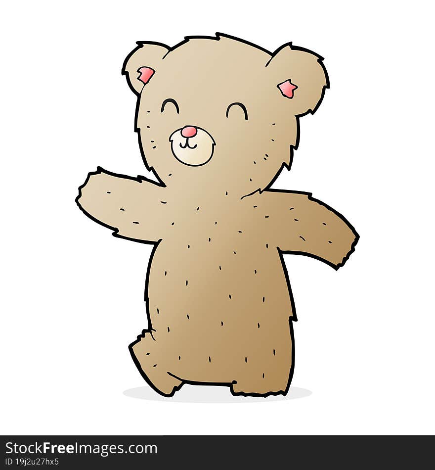 cute cartoon teddy bear