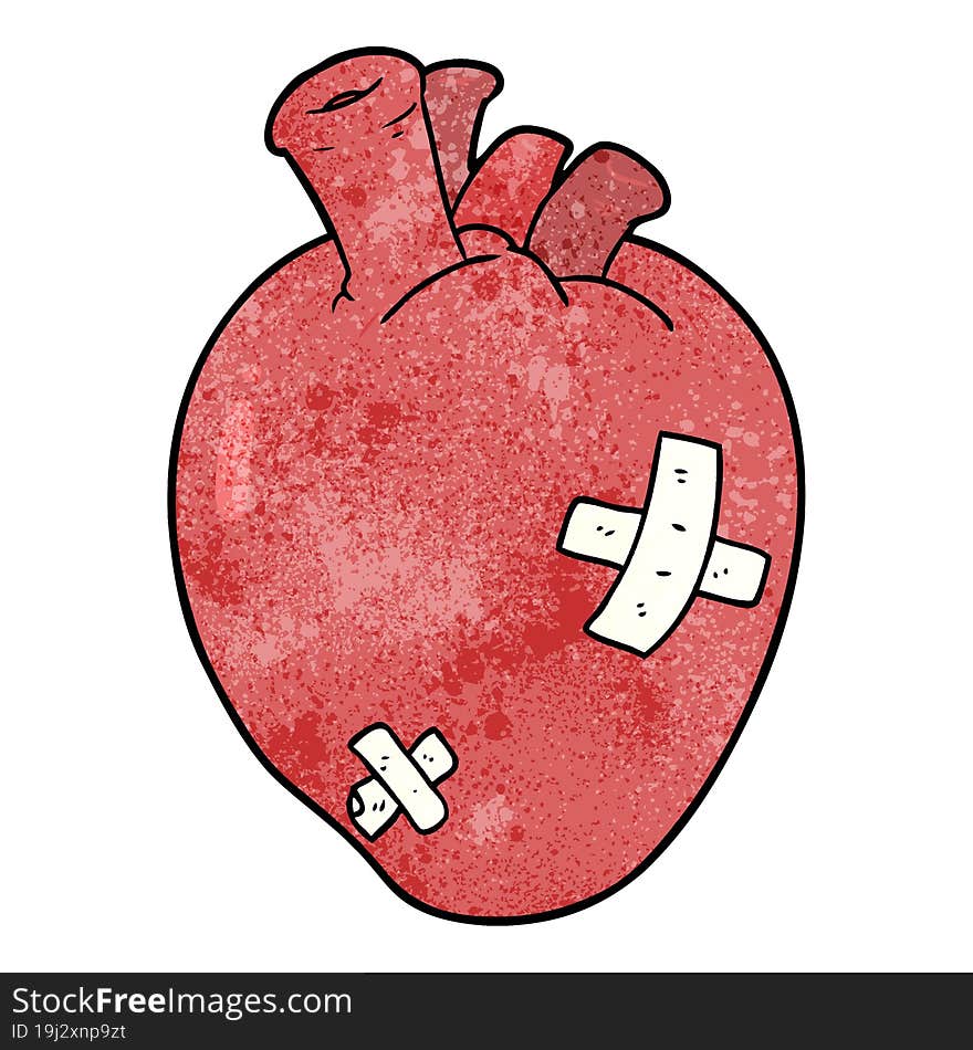 cartoon heart. cartoon heart