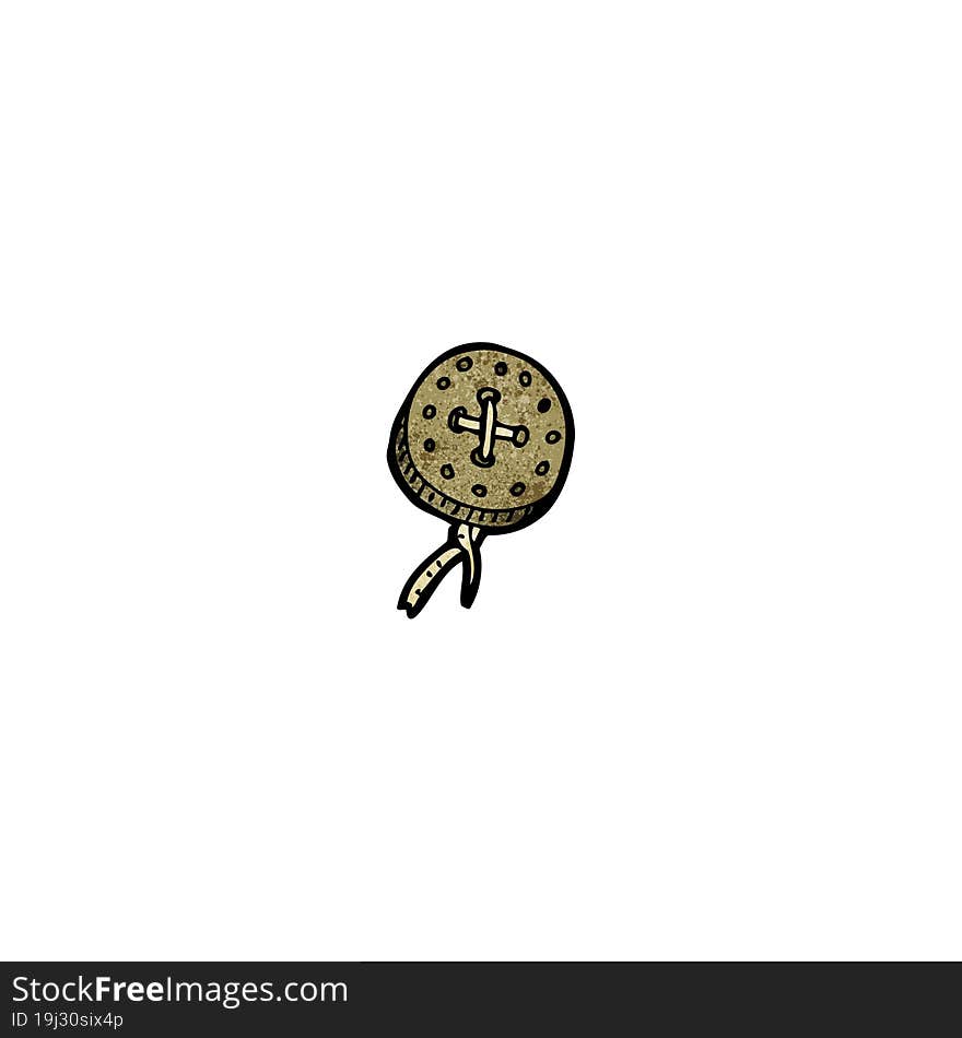 Old Button Cartoon