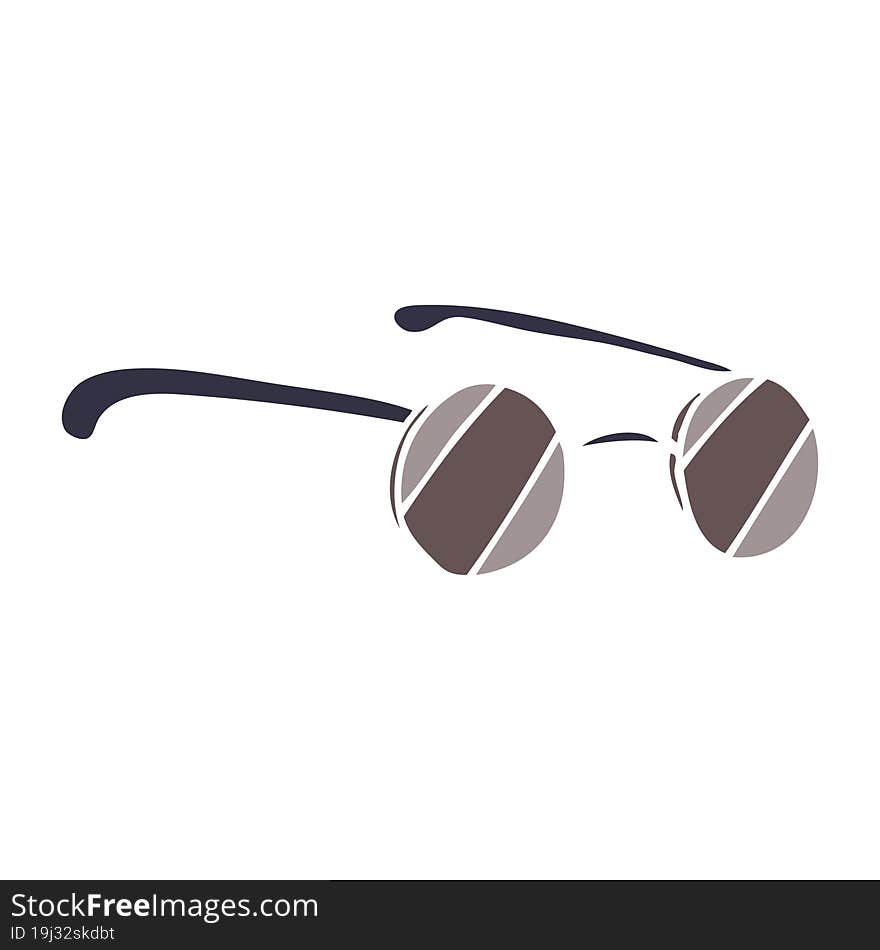 cartoon doodle spectacles