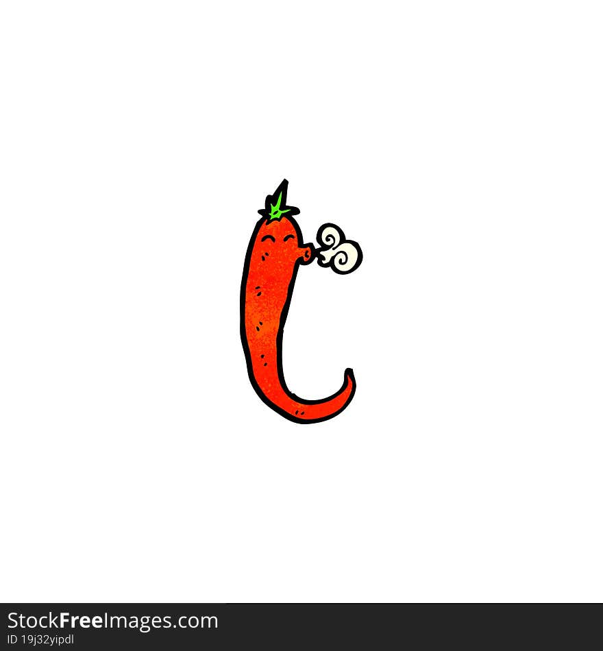 cartoon chili pepper