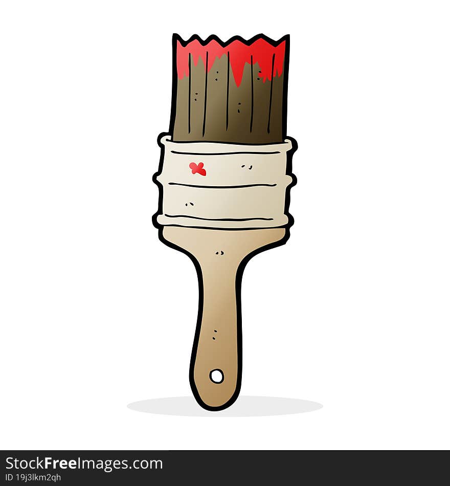 Cartoon Paint Brush