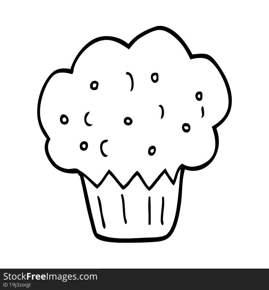 Cartoon Muffin