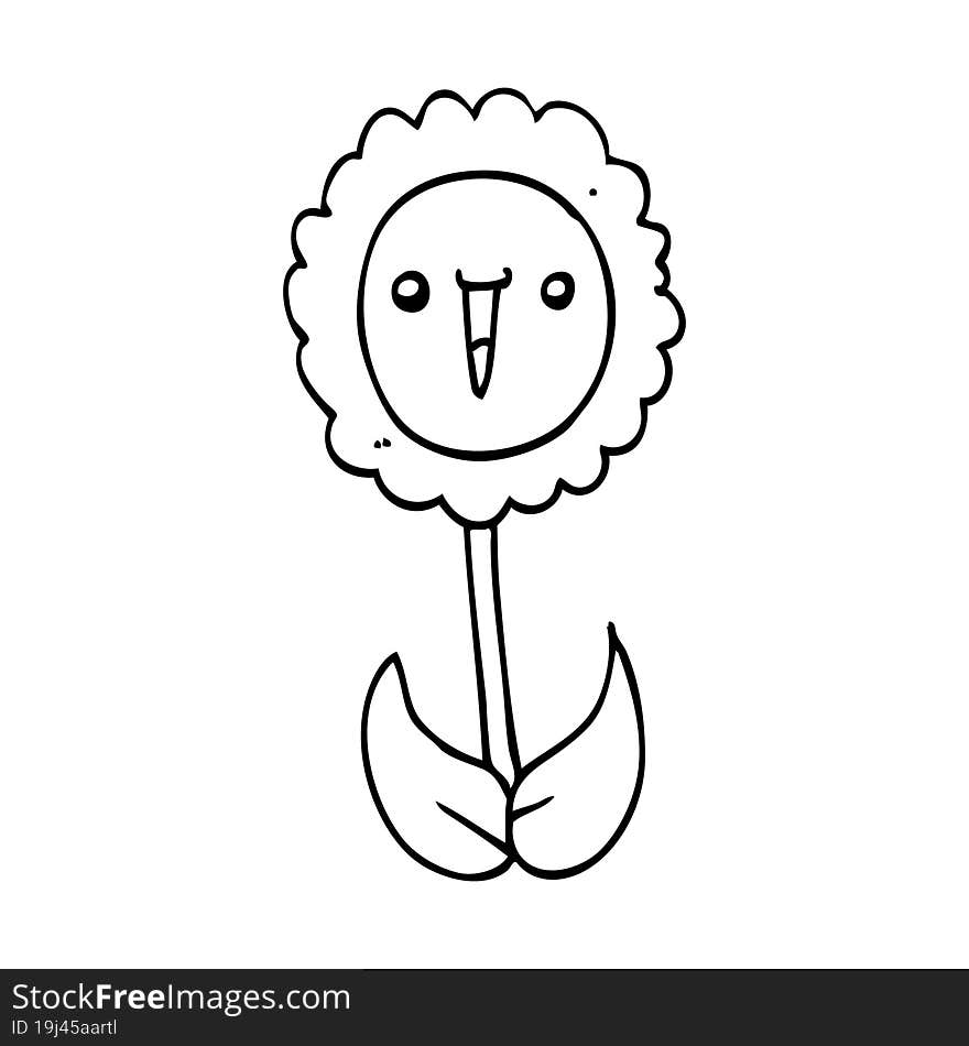 Cartoon Flower