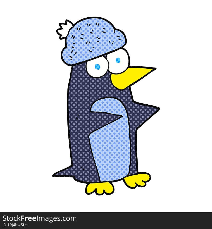 cartoon penguin