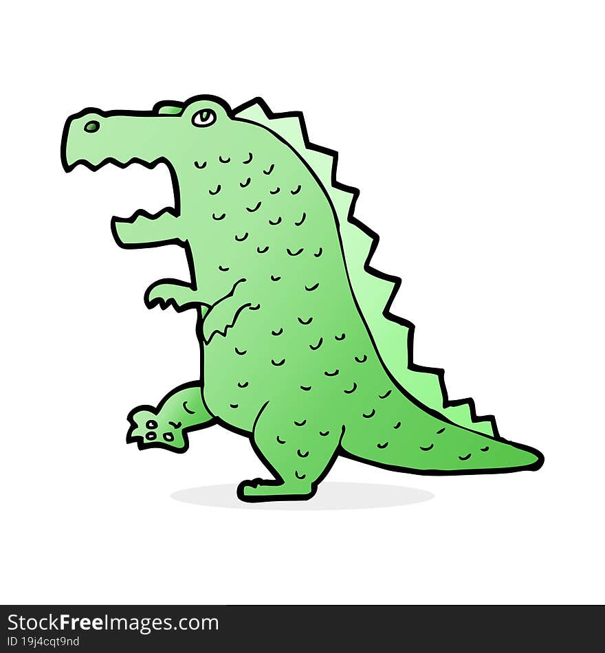 cartoon dinosaur