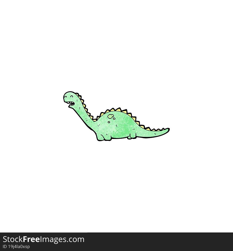 friendly dinosaur cartoon