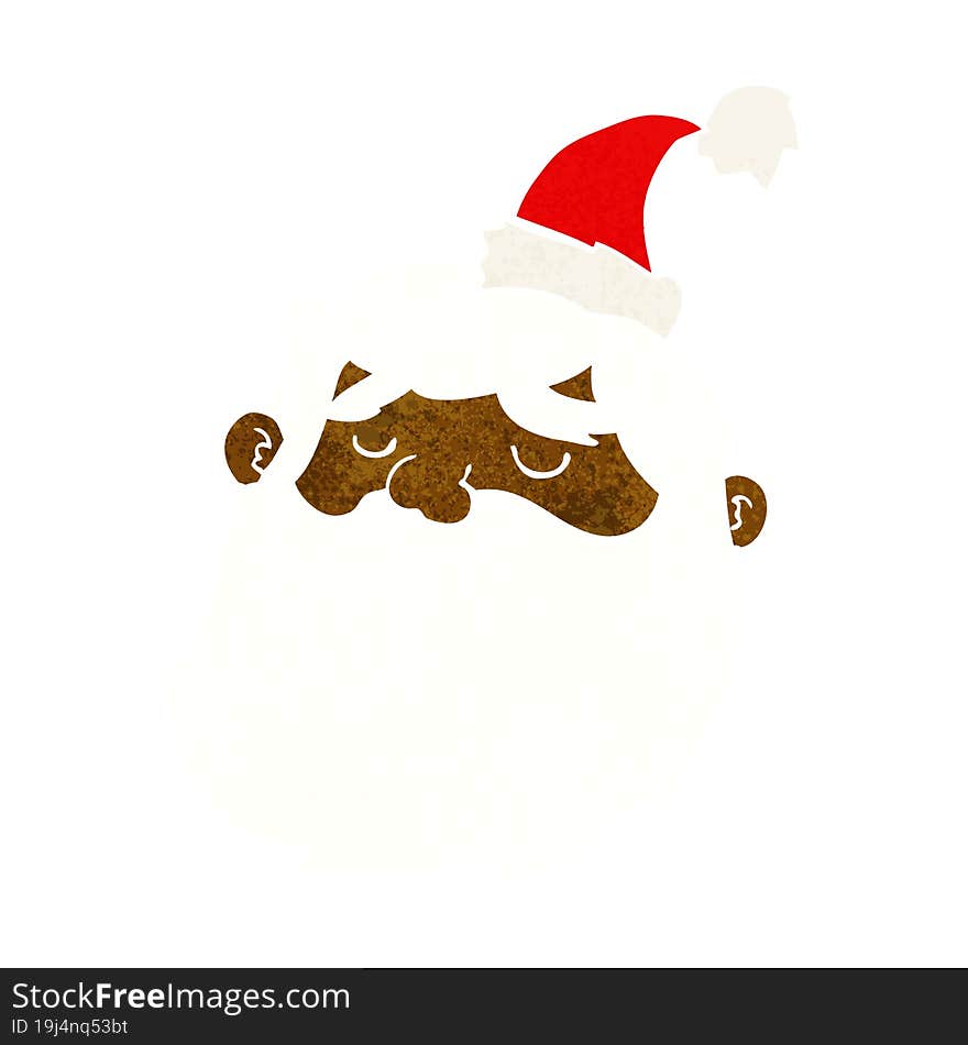 cartoon santa claus face